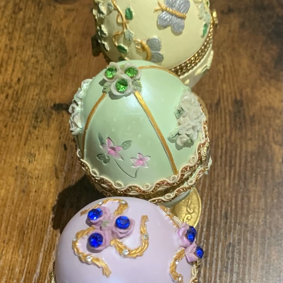 Handcrafted Jewellery Holder W Stands. Lot Of 3! - Picture 3 of 8